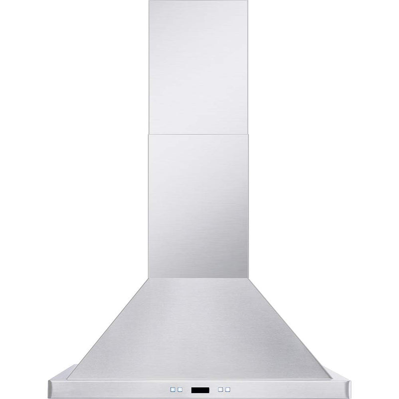 DKB 30" Inch Wall Mounted Range Hood Brushed Stainless Steel With LED Lights 600 CFM