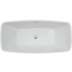 DKB Cascade UB112-6330 Freestanding Acrylic White Bathtub 63