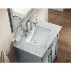 DKB Hartford 31 In. Single Sink Vanity Set In Grey
